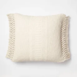 Textural Woven Throw Pillow With Trims Cream - Threshold™ Designed With Studio McGee 13 Textural Woven Throw Pillow With Trims Cream - Threshold™ Designed With Studio McGee -Threshold Designed W/Studio Mcgee GUEST 92df40e6 0e86 46bf 8645 fd272a7fa838