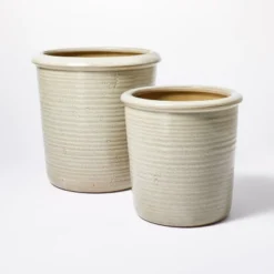 Small Ceramic Reactive Glaze Planter - Threshold™ Designed With Studio McGee -Threshold Designed W/Studio Mcgee GUEST 92e04b68 4640 4a09 a6ca b4e62a3d6b03