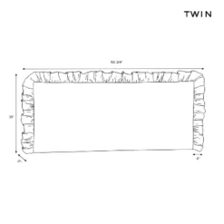 Ruffled Wall Mounted Headboard - Threshold™ Designed With Studio McGee 9 Ruffled Wall Mounted Headboard - Threshold™ Designed With Studio McGee -Threshold Designed W/Studio Mcgee GUEST 961871ce e043 48de 87d4 75c9097922c6