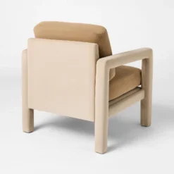 Upholstered Sculptural Accent Chair Brown - Threshold™ Designed With Studio McGee -Threshold Designed W/Studio Mcgee GUEST 96baadd8 aab6 44d3 ab92 74d5eb6828f2