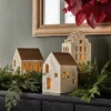 3pc Ceramic House LED Tea Light Holder Set - Threshold™ Designed With Studio McGee -Threshold Designed W/Studio Mcgee GUEST 9ecdefa9 52d0 4069 8aae 2cb98051649a