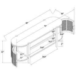 Portola Hills Caned Door TV Stand For TVs Up To 60" - Threshold™ Designed With Studio McGee 24 Portola Hills Caned Door TV Stand For TVs Up To 60" - Threshold™ Designed With Studio McGee -Threshold Designed W/Studio Mcgee GUEST a0956830 d71f 43eb 95fa 09eff023a340