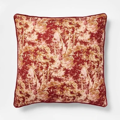 24"x24" Abstract Tree Printed Throw Pillow With Gusset - Threshold™ Designed With Studio McGee 5 24"x24" Abstract Tree Printed Throw Pillow With Gusset - Threshold™ Designed With Studio McGee - Image 3