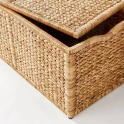 Natural Woven Storage Bench - Threshold™ Designed With Studio McGee: Metal Frame, Fish Scale Pattern, No Assembly Required -Threshold Designed W/Studio Mcgee GUEST a6e6878e 6b8c 4d6f b297 bceeff97cca7