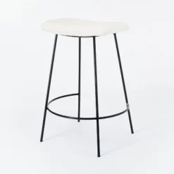 Clarkston Metal Counter Height Barstool With Upholstered Seat - Threshold™ Designed With Studio McGee -Threshold Designed W/Studio Mcgee GUEST a86feba4 4168 43e4 b718 43ae445afc85