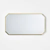 16"x30" Geometric Aluminum Metal Wall Mirror Brass - Threshold™ Designed With Studio McGee: Octagonal, No Assembly, Wall Mount -Threshold Designed W/Studio Mcgee GUEST b135c6e8 c201 4764 aabd 509986bd9f22