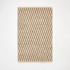 Checkered Stripe Rug Brown - Threshold™ Designed With Studio McGee -Threshold Designed W/Studio Mcgee GUEST b2864ce6 6869 48dc 80bf 0c1c5704bc0f