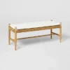Cardamine Woven Upholstered Bench Natural - Threshold™ Designed With Studio McGee -Threshold Designed W/Studio Mcgee GUEST b356fce5 7676 450b af74 5fd488c68942