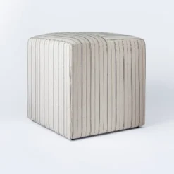 Lynwood Square Upholstered Cube - Threshold™ Designed With Studio McGee -Threshold Designed W/Studio Mcgee GUEST b4c05613 02fb 4836 9f47 a7512f9a187c