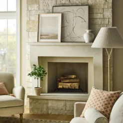 30"x30" Line Abstract Framed Canvas Wall Art - Threshold™ Designed With Studio McGee