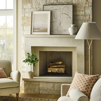 30"x30" Line Abstract Framed Canvas Wall Art - Threshold™ Designed With Studio McGee 3 30"x30" Line Abstract Framed Canvas Wall Art - Threshold™ Designed With Studio McGee