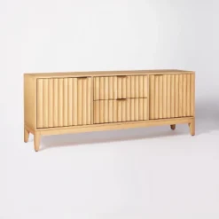 Thousand Oaks Wood Scalloped TV Stand For TVs Up To 60" - Threshold™ Designed With Studio McGee -Threshold Designed W/Studio Mcgee GUEST bab6365e 5801 4762 be7e 6bd520bc9504