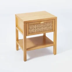 Palmdale Nightstand Woven 1 Drawer Natural - Threshold™ Designed With Studio McGee 10 Palmdale Nightstand Woven 1 Drawer Natural - Threshold™ Designed With Studio McGee -Threshold Designed W/Studio Mcgee GUEST bbb49228 452f 4381 a61b dec8d16091c0