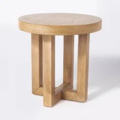 Rose Park Round Wood End Table - Threshold™ Designed With Studio McGee -Threshold Designed W/Studio Mcgee GUEST bbc5fd7a 6ff3 4d62 9c19 1c8ed8c764dd