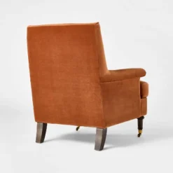 Mercer Rolled Upholstered Armchair With Casters - Threshold™ Designed With Studio McGee -Threshold Designed W/Studio Mcgee GUEST be2dde32 1662 43fb 8f4d 74b05694fc43