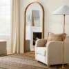 32" X 72" Wooden Arch Mirror Brown - Threshold™ Designed With Studio McGee -Threshold Designed W/Studio Mcgee GUEST c03ca1e5 99ff 4bad a85c 204e39313edb