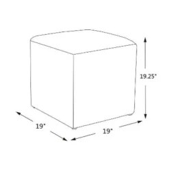 Lynwood Square Upholstered Cube - Threshold™ Designed With Studio McGee -Threshold Designed W/Studio Mcgee GUEST c2f42775 98a7 4d45 abf0 4fc9948bbcdf