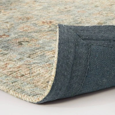 Ledges Digital Floral Print Distressed Persian Rug Green - Threshold™ Designed By Studio McGee 4 Ledges Digital Floral Print Distressed Persian Rug Green - Threshold™ Designed By Studio McGee - Image 3