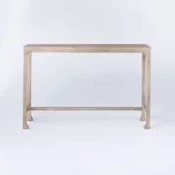 Belmont Shore Curved Foot Console Table Natural - Threshold™ Designed With Studio McGee Assembly Required -Threshold Designed W/Studio Mcgee GUEST c90fcf8f ffb4 4079 8a3b b247a972e13a