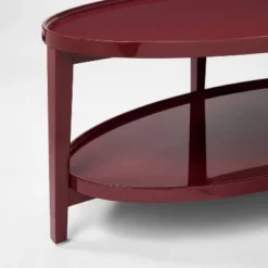 Coffee Table Lacquer Finish Dark Red - Threshold™ Designed With Studio McGee -Threshold Designed W/Studio Mcgee GUEST ce670419 8099 4ba8 ac11 cfda965fcab5