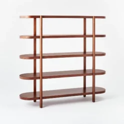57" Portola Hills 5 Shelf Horizontal Bookcase - Threshold™ Designed With Studio McGee 21 57" Portola Hills 5 Shelf Horizontal Bookcase - Threshold™ Designed With Studio McGee -Threshold Designed W/Studio Mcgee GUEST d4e4de44 a36f 4f1c a7dc 6f48b9fe8187