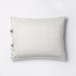 Decorative Border Cotton Slub Print Quilt Sham Light Teal Green – Threshold™ Designed With Studio McGee -Threshold Designed W/Studio Mcgee GUEST df608442 2585 414f 825c 57f616e644e7