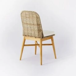 Juniper Woven Dining Chair With Cushion Natural - Threshold™ Designed With Studio McGee -Threshold Designed W/Studio Mcgee GUEST e8172ff7 020a 4ddb b645 ad2c009ce2f1