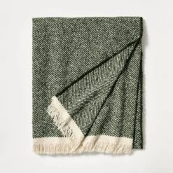 Herringbone Frayed Edges Throw Blanket - Threshold™ Designed With Studio McGee -Threshold Designed W/Studio Mcgee GUEST e87e4b7c aac5 4211 a82d df91d6572638