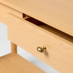 60" Modern Wooden Console Table With Drawer Brown - Threshold™ Designed With Studio McGee -Threshold Designed W/Studio Mcgee GUEST ebde4b3b c33f 4ff1 b0dc 2641e0c8daf2