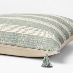 Woven Plaid Throw Pillow With Tassel Zipper - Threshold™ Designed With Studio McGee -Threshold Designed W/Studio Mcgee GUEST f0347132 f80f 4dac 84d2 18214a07c267