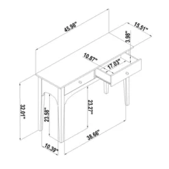 Palma 46" Arched Console Table Dark Brown - Threshold™ Designed With Studio McGee -Threshold Designed W/Studio Mcgee GUEST f1d2f812 22ba 46da 87a3 3ecf6b0a2f9a