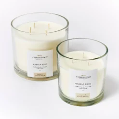 Clear Glass Masala Rose Candle White - Threshold™ Designed With Studio McGee -Threshold Designed W/Studio Mcgee GUEST f2b77a6d 4874 4289 ae4b 159dc54bc650