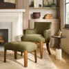 Wood Leg Ottoman Green - Threshold™ Designed With Studio McGee -Threshold Designed W/Studio Mcgee GUEST f4c5f899 ad97 42f5 a475 c8766183656a 1