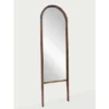 20" X 65" Wood Arched Floor Mirror Walnut - Threshold™ Designed With Studio McGee -Threshold Designed W/Studio Mcgee GUEST f4cd05c5 e40d 4d7f 9c35 cb2cf8b8b3d6