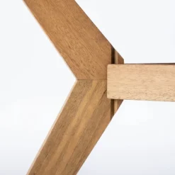 Bluffdale Wood 6 Person Round Patio Dining Table, Outdoor Furniture - Threshold™ Designed With Studio McGee -Threshold Designed W/Studio Mcgee GUEST ff1edfec 9404 414e b8f3 afd96f80e410